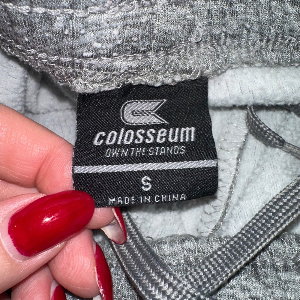 Colosseum Alabama Crimson Tide Athletic‎ Sweatpants Men's Size S Gray Red - Picture 4 of 11